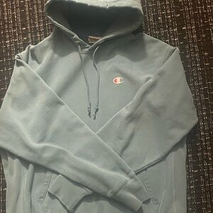Champion Men's Slate Blue Hoodie
